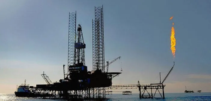 gas flaring offshore rig