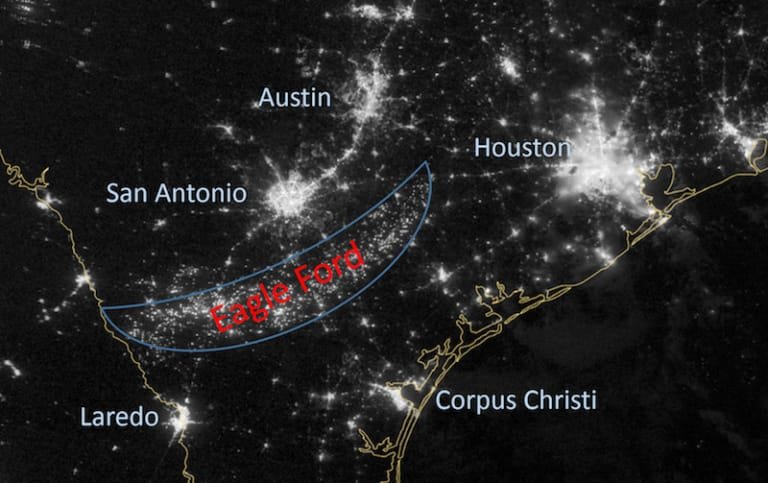 Eagle Ford night image